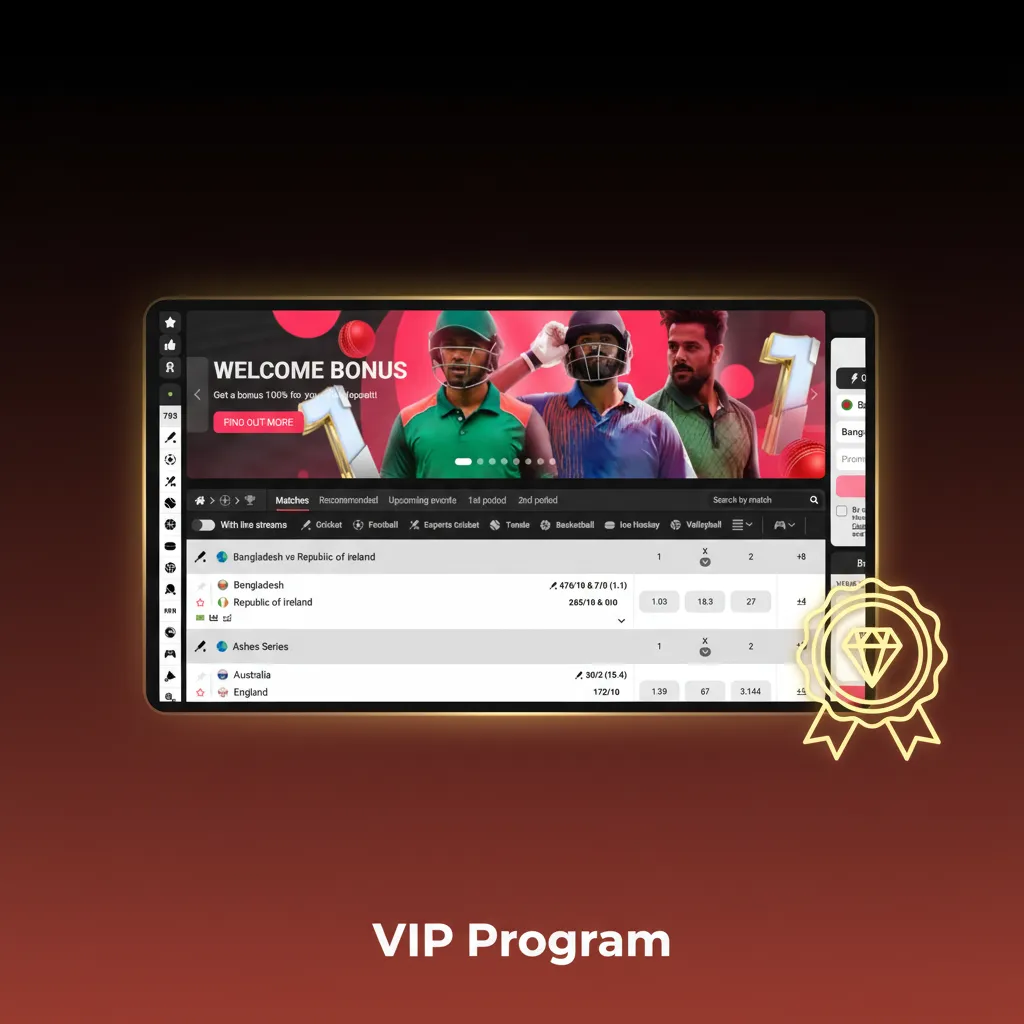 VIP Program tiers reward frequent players with higher cashback, faster withdrawals, personal support, and exclusive promos.