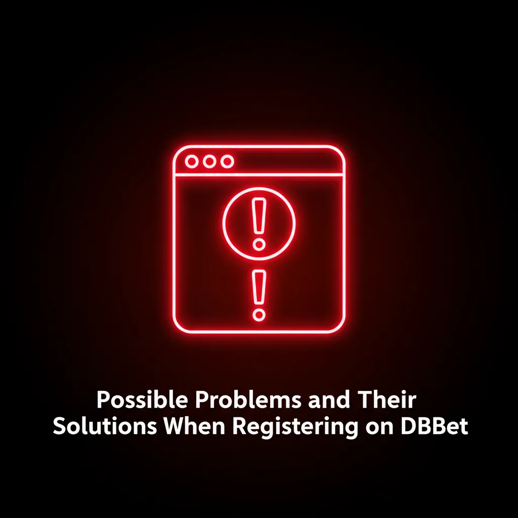 DBBet registration issues and fixes: no OTP, missing verification email, account in use, ID rejected, site not loading.