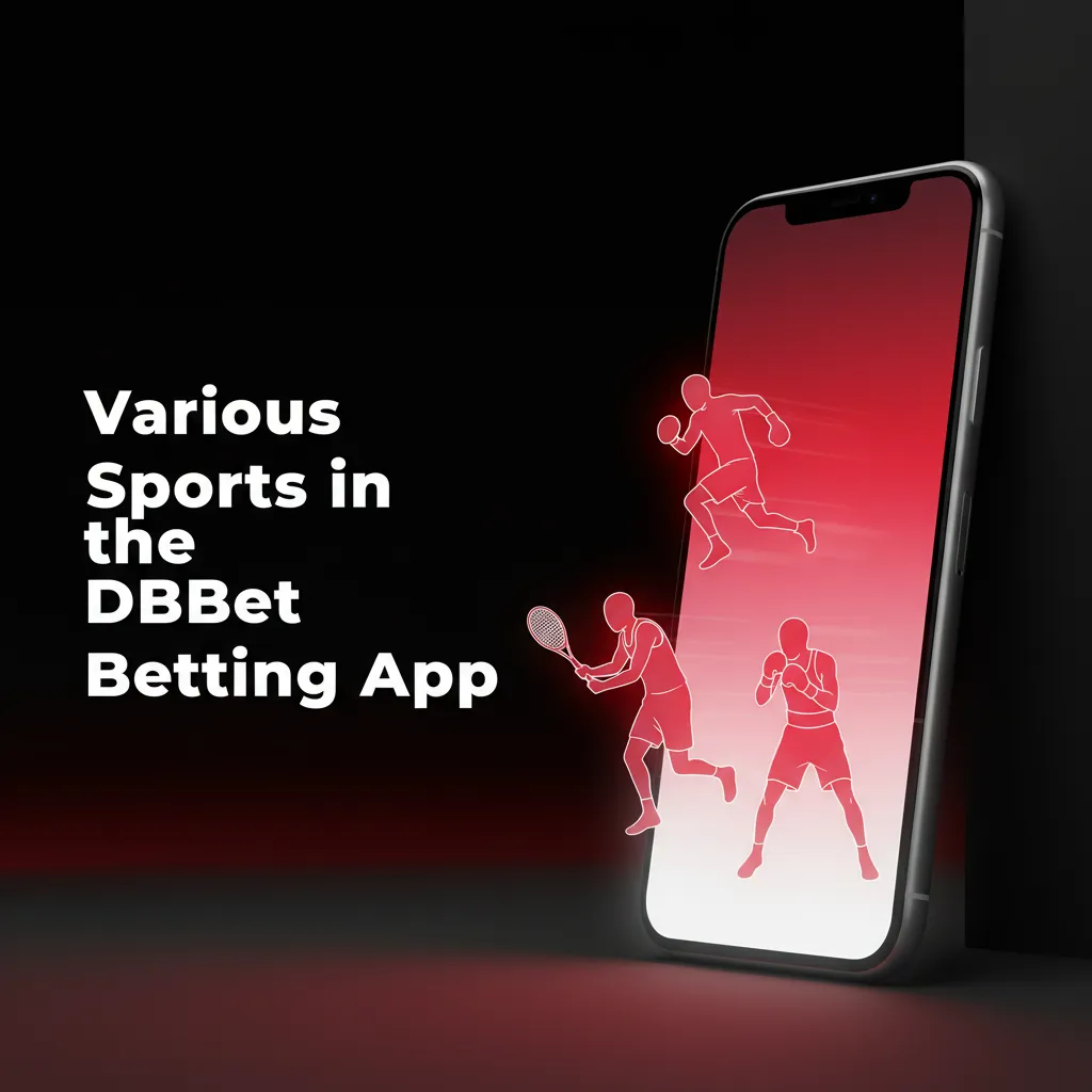 DBBet app interface with live and pre-match markets across cricket, football, kabaddi, tennis, basketball, esports, and more.